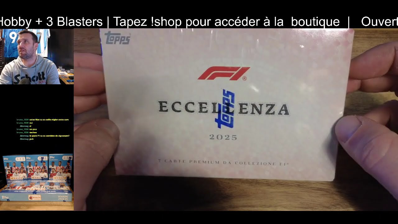 🔥 Topps Merlin UCC 2024-25, Topps Eccellanza Formule 1 | OPENING, Boxbreak 🔥 !discord !shop !i