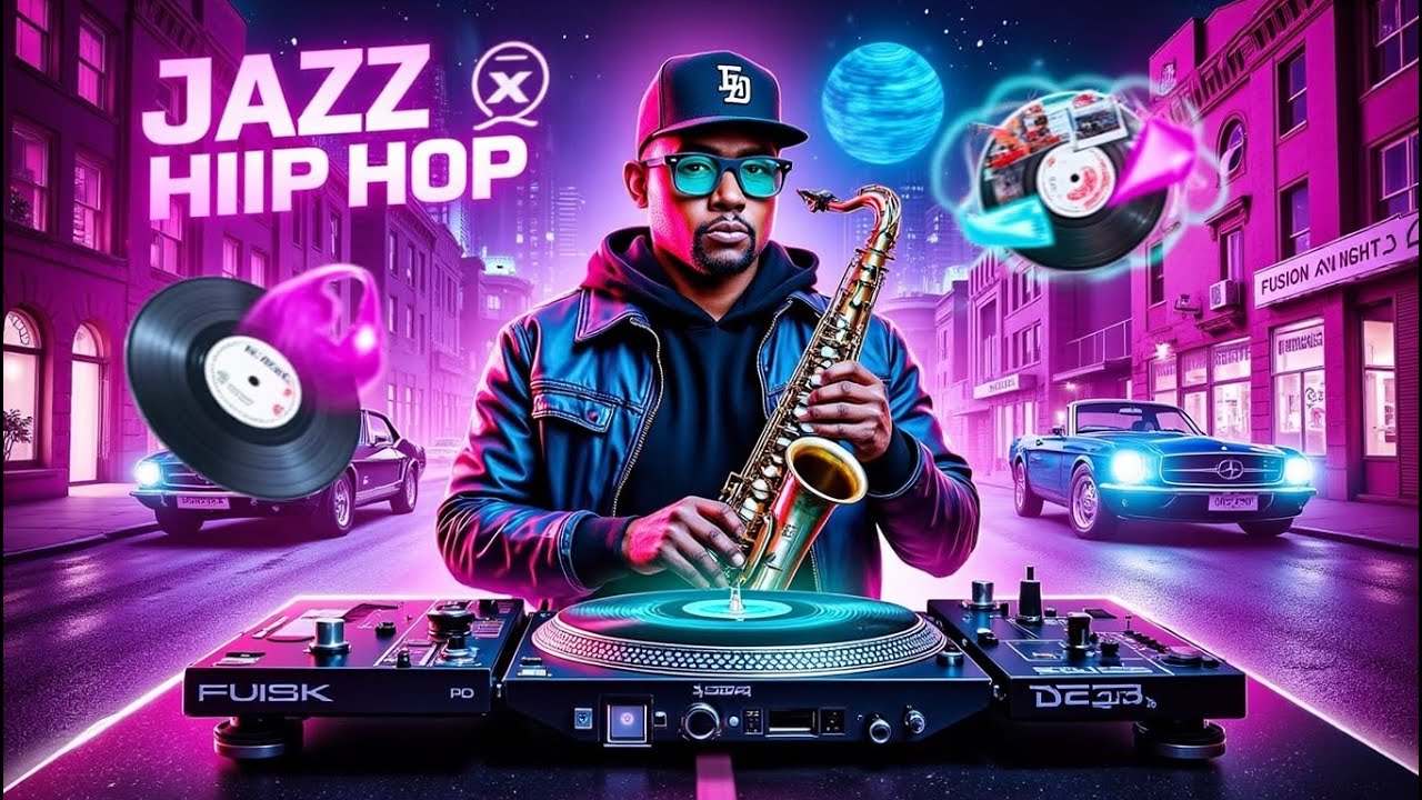 Jazz 80s Vibes: Smooth Sax & Modern Hip-Hop in a Retro Bar