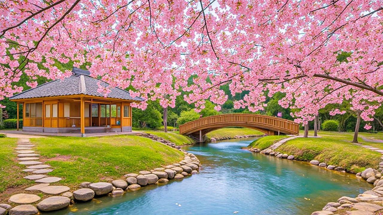 Stress Relief Piano Music 🌸 Soft Birdsong & Spring Calm - Beautiful Relaxing Music