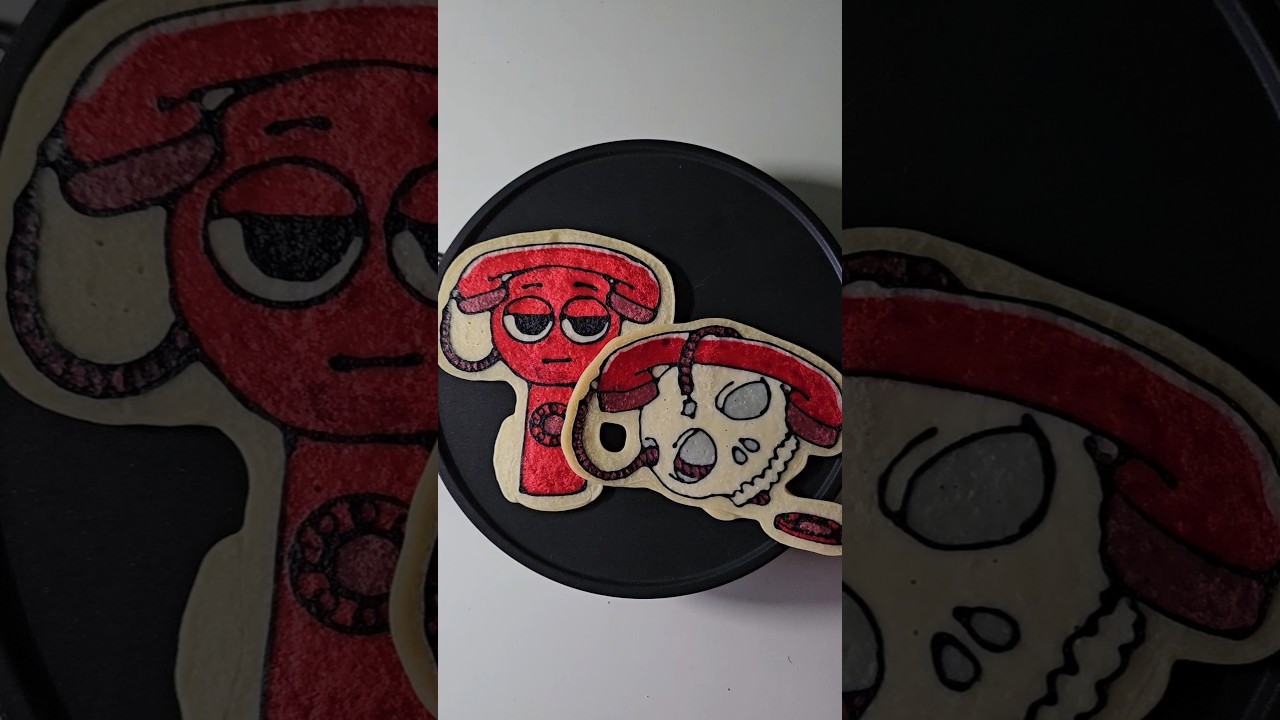 Incredibox Sprunki TELE phase 1 phase 4 pancake art #incrediboxsprunki #sprunkimod #sprunkimix