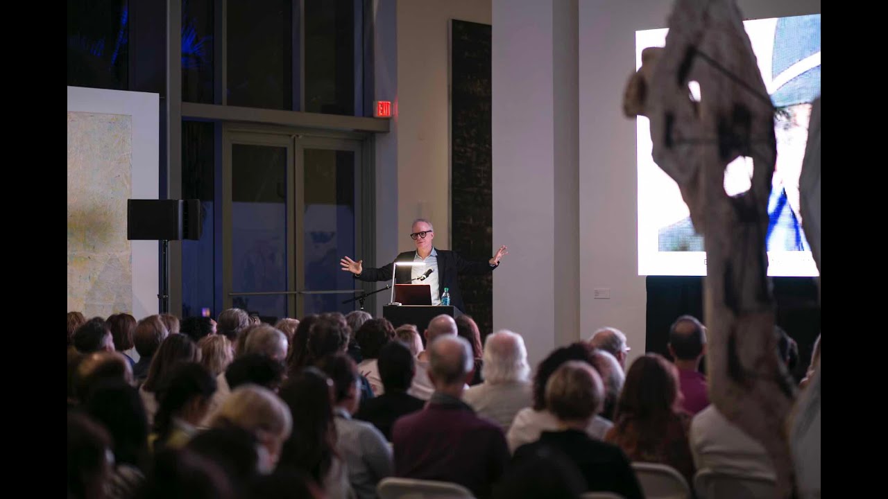 Hans Ulrich Obrist lecture at the de la Cruz Collection.