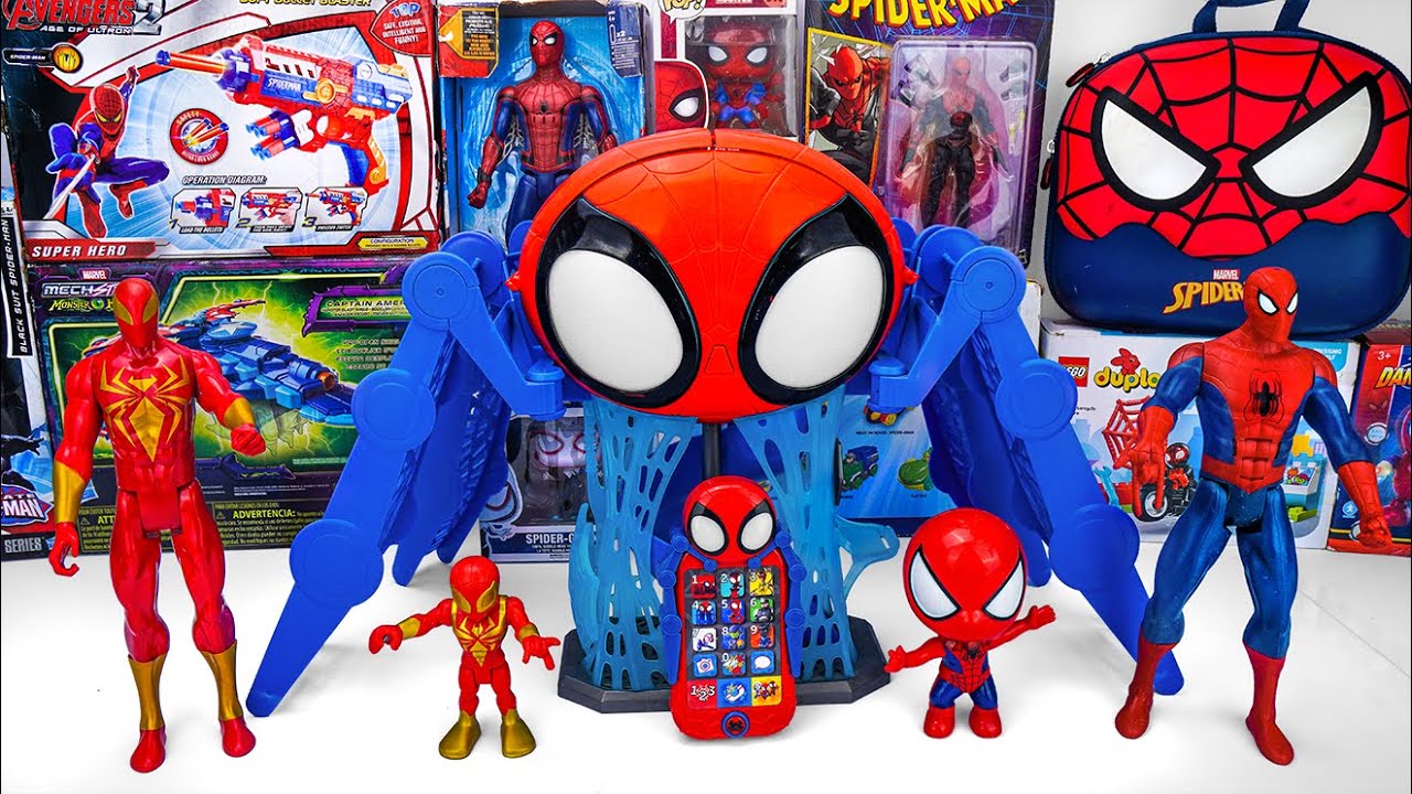 Marvel Spiderman Collection Unboxing Review | Web-Quarters Playset & Mega Mighties Spider-Man | ASMR
