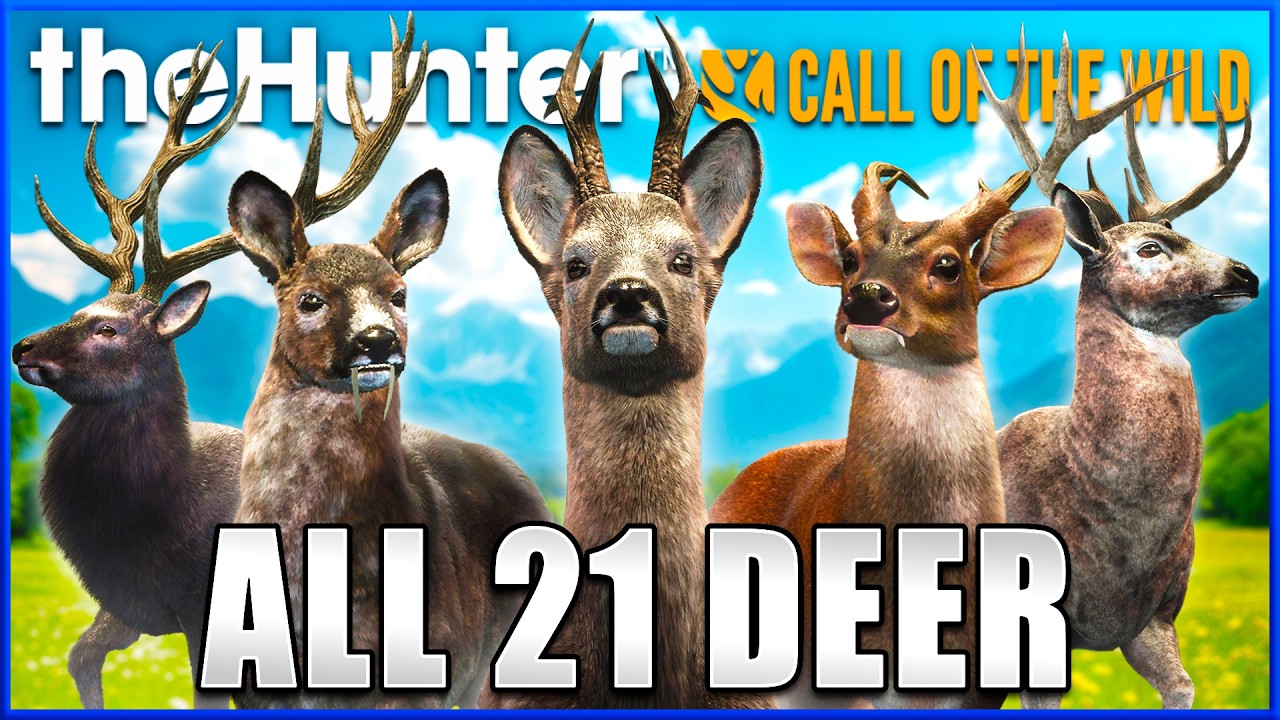 I hunted EVERY DEER species in Cotw (I REGRET IT) | theHunter Call of the Wild