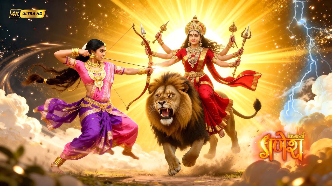 মা দুর্গা এবং মা পার্বতীর মধ্যে এক অপূর্ব শক্তি প্রদর্শন ঘটে |Vighnharta Ganesh | বাধা বিধ্বংসী গণেশ