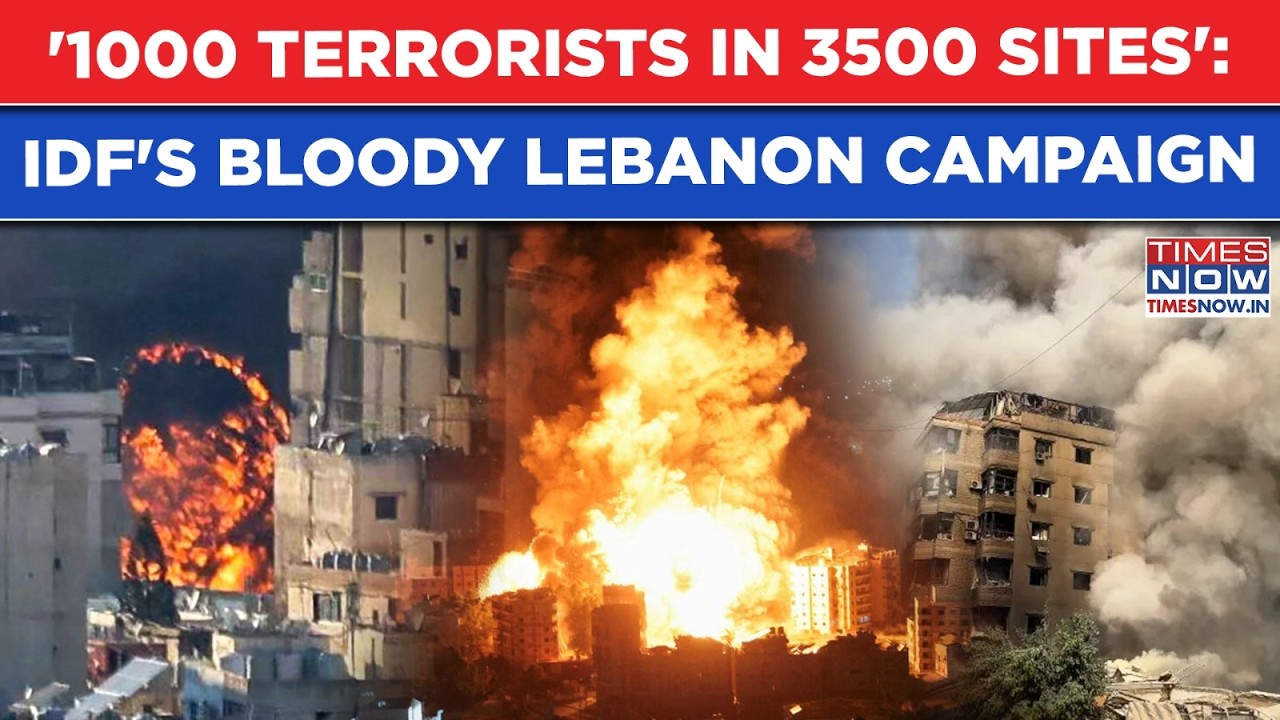 Iran War: IDF Claims '1,000 Terrorists Eliminated, 3500+ Sites Bombed' | Inside Israel's Lebanon Ops
