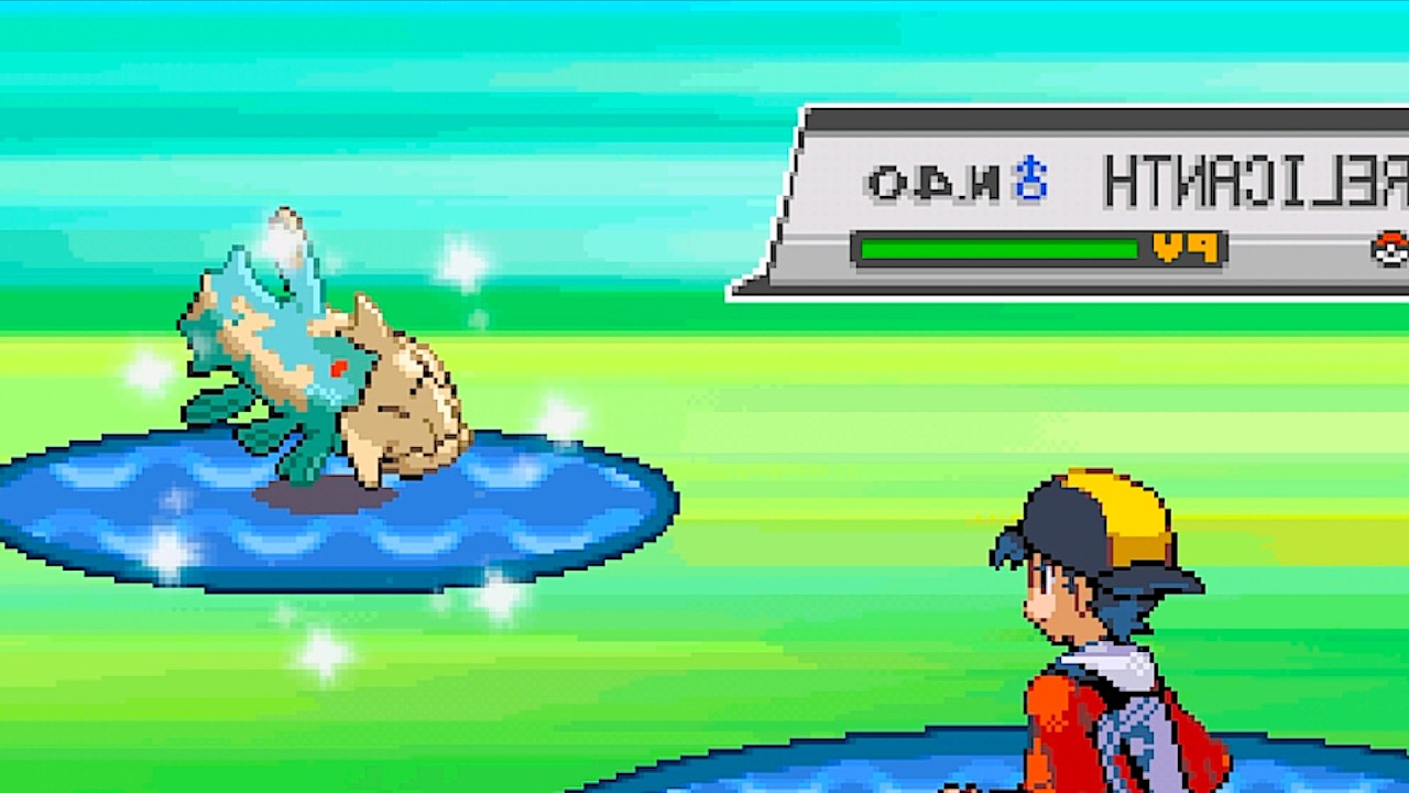 Relicanth shiny après seulement 1069 rencontres sur Soulsilver !