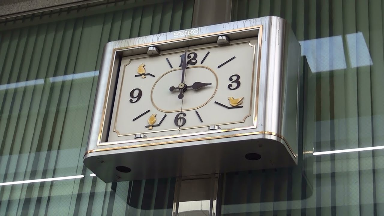 【復活前】土居商店街 ギャザ to ドイ hall SEIKO汎用からくり時計「リング・リング・ベル」（一部故障）