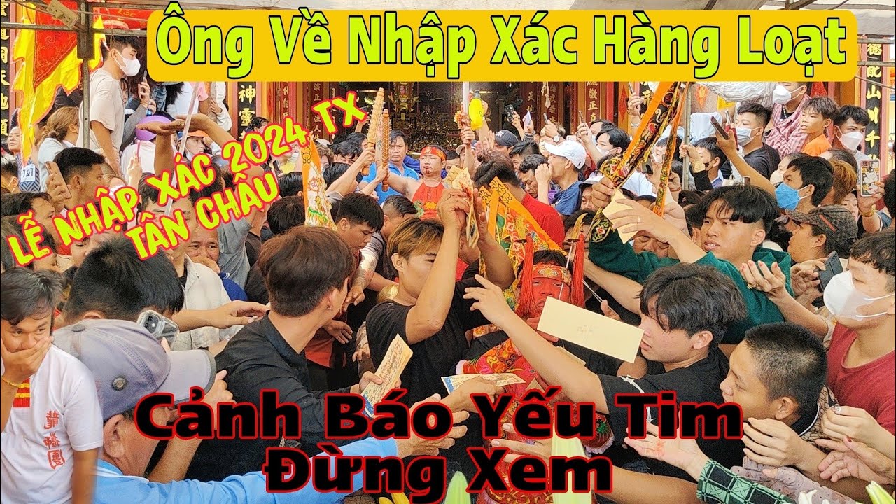 Kì Lạ Ông Về Nhập Xác Hàng Loạt Chùa Quan Đế Miếu TX Tân Châu An Giang Tết Nguyên Tiêu 2024