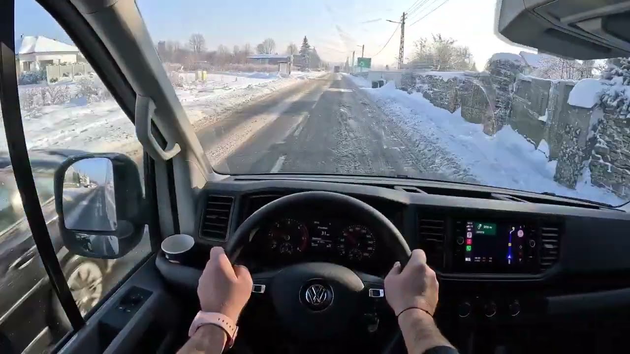 Volkswagen Crafter II 2023  2.0 TDI 140HP  0 -100  POV Test Drive