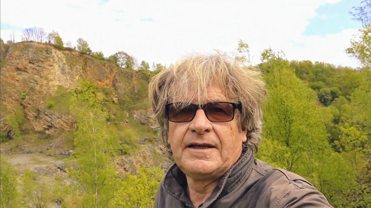 Im goldenen Steinbruch Stolberg bei Aachen.