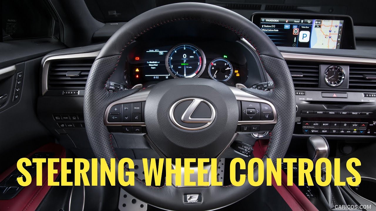2022 Lexus RX350 Steering Wheel Controls Explained