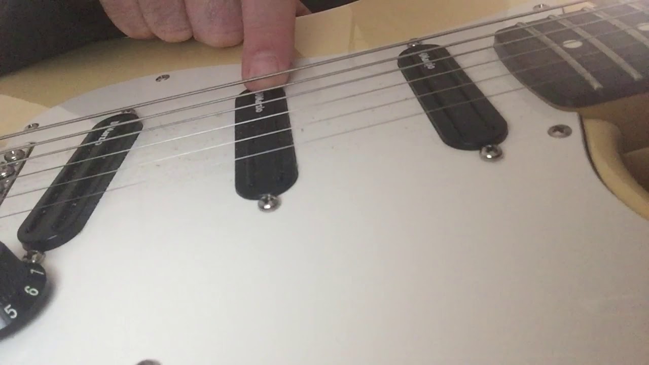 Dimarzio chopper dp184 Bridge middle neck set quick demo clean