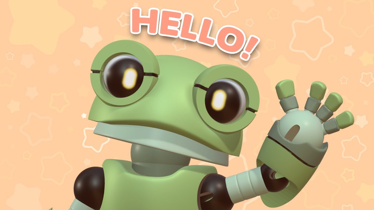 Making a Frog robot - 3D modelled and 3D printed Ball Jointed Doll