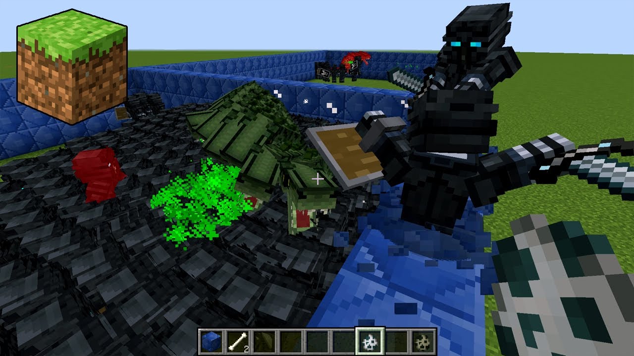 Minecraft 10000 Dread Knight VS Hydra (Ice and Fire Mod)