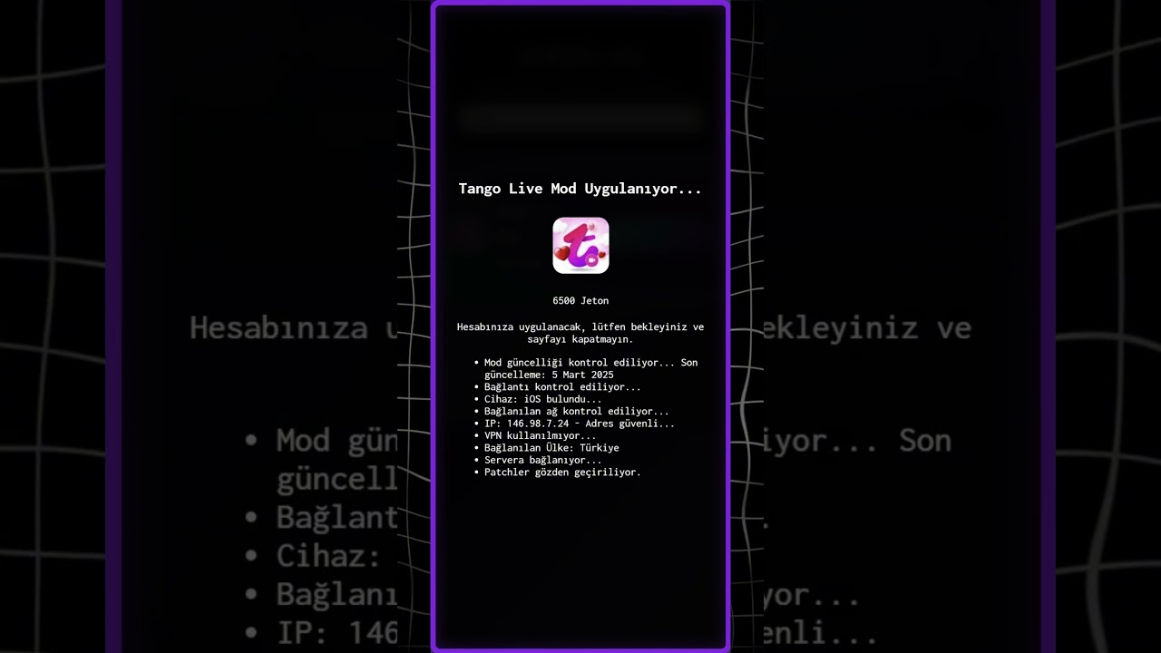 Tango Live Hilesi 2025 - Bedava 6500 Jeton #jeton #bedava #hile