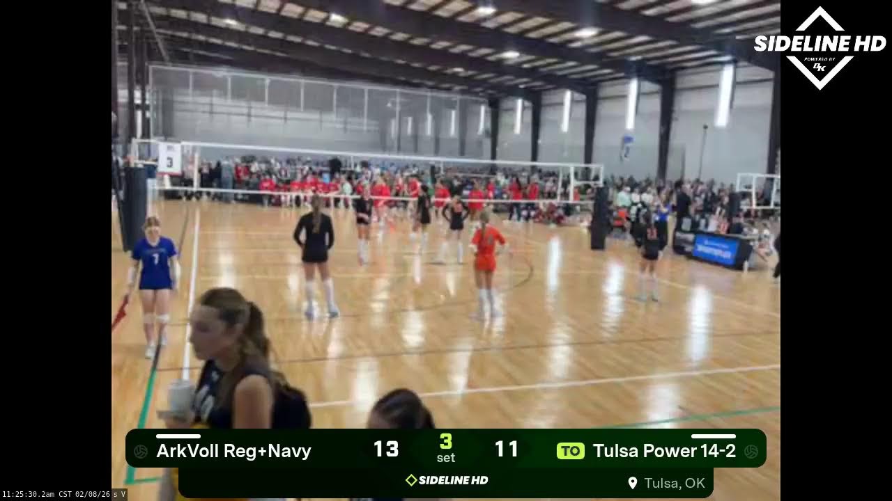 Tulsa Power 14-2 vs. ArkVoll Reg+Navy (2026.02.08)
