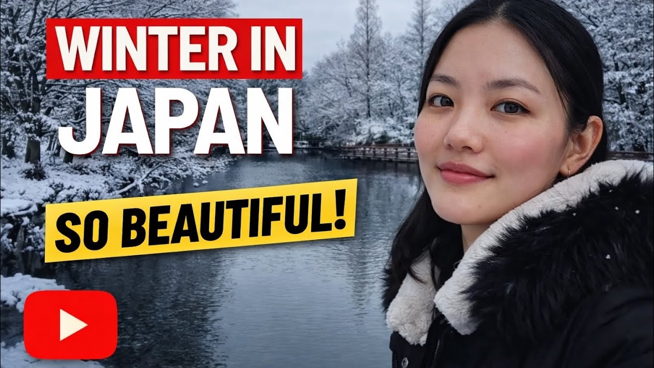 Winter in Japan ❄️ Snowy Day Vlog | So Beautiful! ❤️