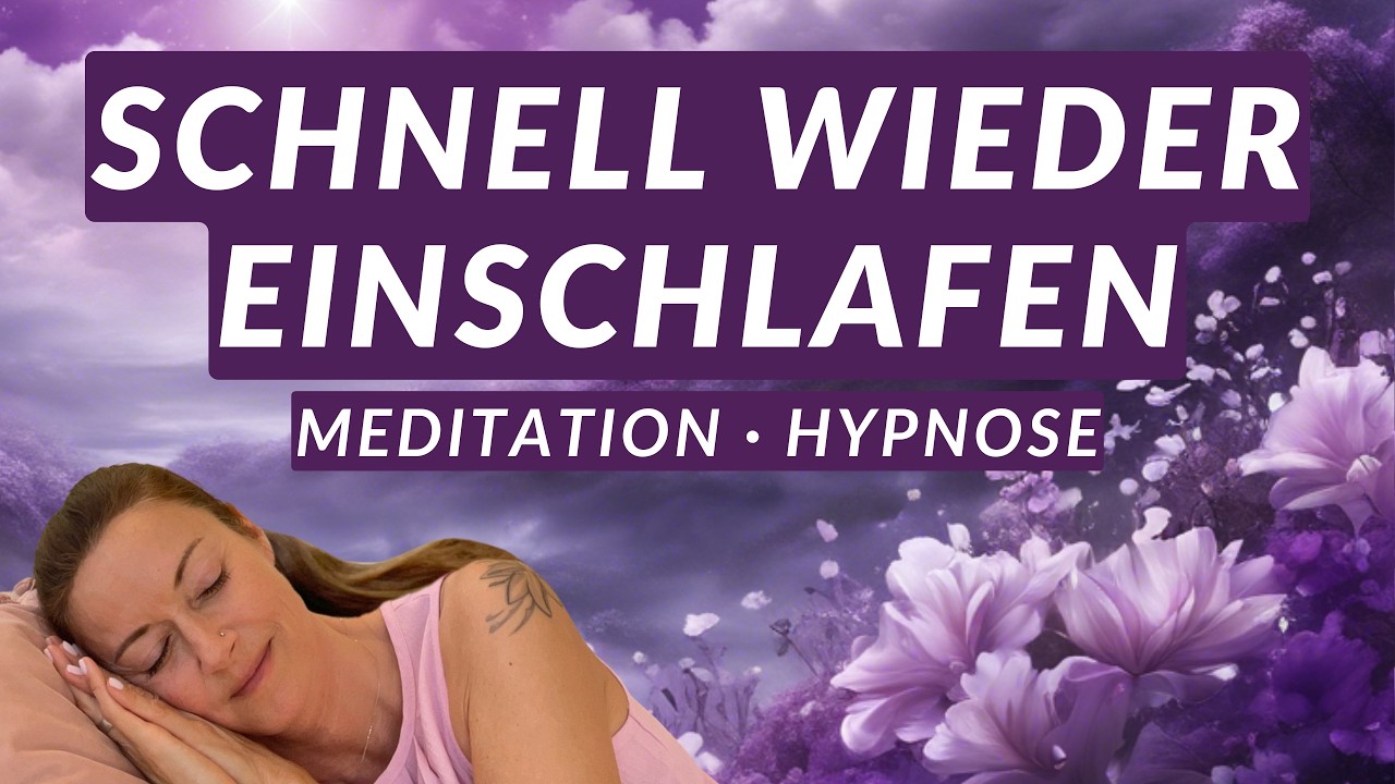 Meditation I Hypnose gegen Schlafprobleme 🌜Schnell wieder einschlafen bei Schlafstörungen
