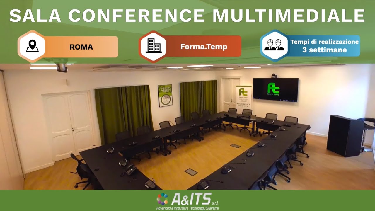 FormaTemp: progettazione audio video delle Sale Multimediali