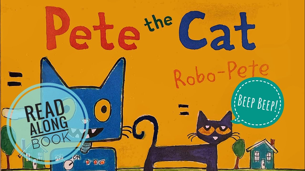 🤖👟😤 Pete the Cat Robo Pete | GoKidz | Read Aloud Book