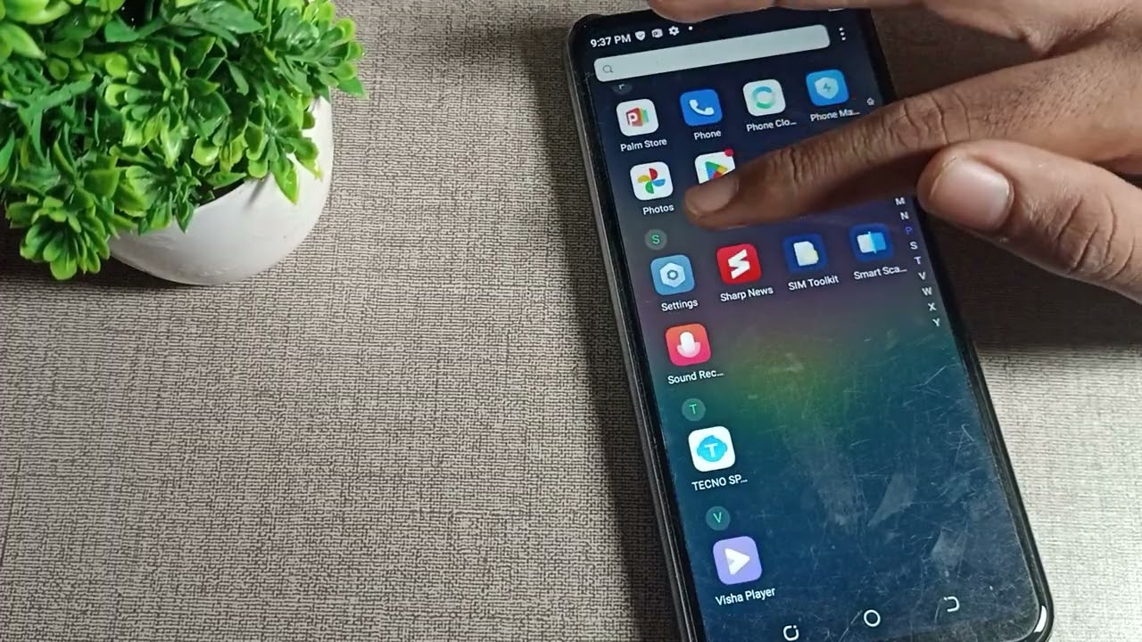 How to change Font Size in Tecno spark 8c phone, change font size