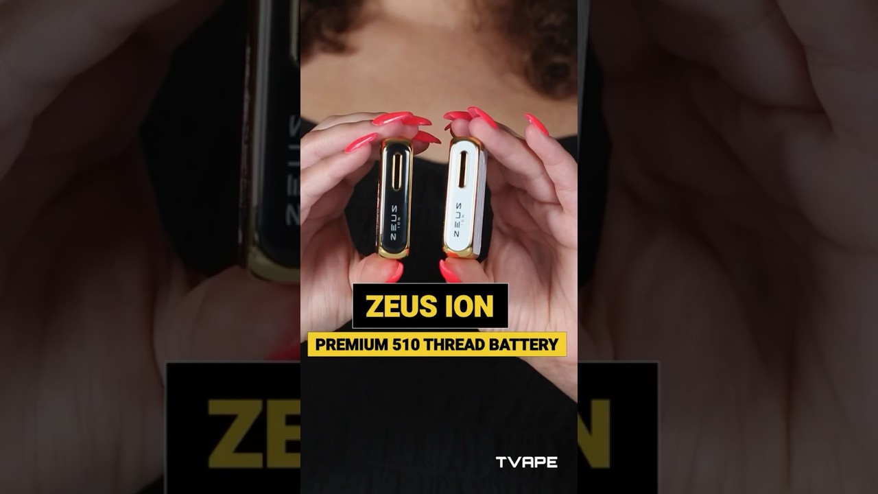 NEW DROP - the ZEUS ION is HERE!✨ An aesthetically pleasing 510 thread battery that&rsquo;s built to last!