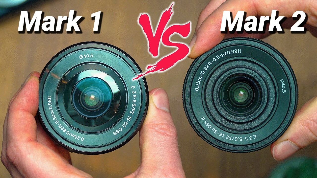 Комплектный объектив Sony 16-50 мм Mark 1 против Mark 2