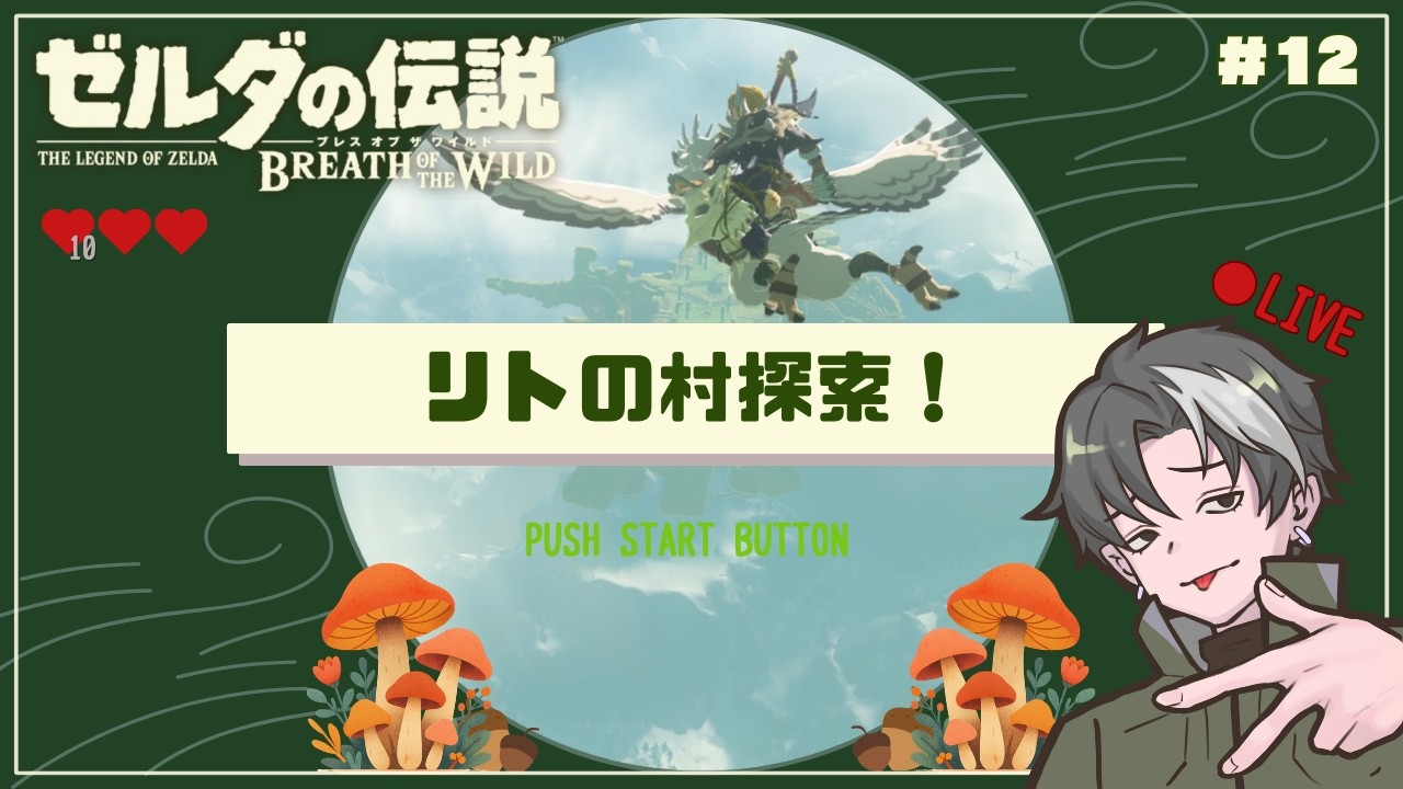【ゼルダの伝説BotW】＃12｜セイヤの伝説が始まる！～リトの村探索！～※ネタバレNG