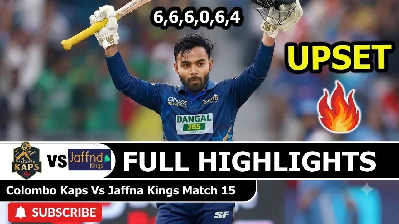 Colombo Kaps vs Jaffna Kings Highlights | LPL 2026 Match 15 | Full Match Highlights & Best Moments