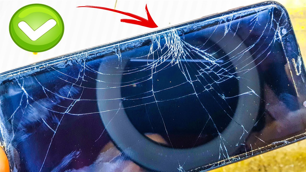 تعلم طريقة اصلاح زجاج حماية مكسور للهاتف Samsung Display Replacement Screen Repair