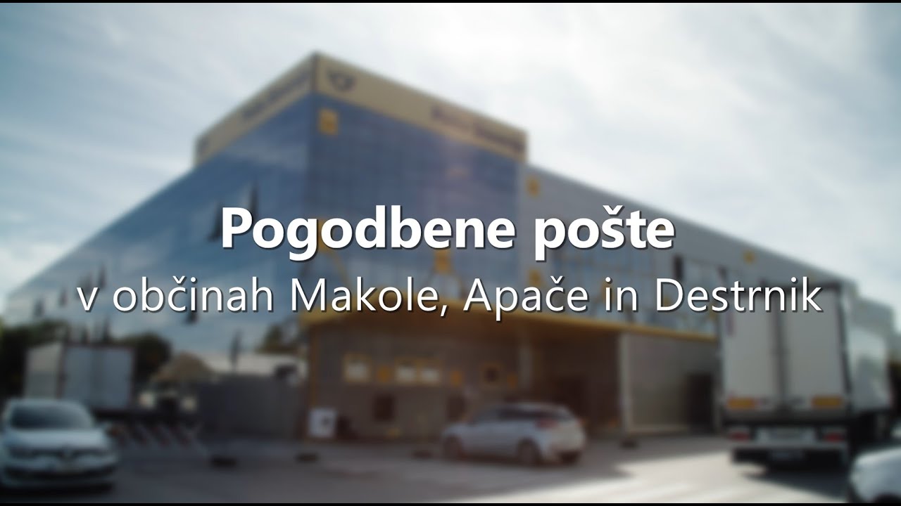 Pogodbene pošte v občinah Makole, Destrnik in Apače | Primeri dobrih praks