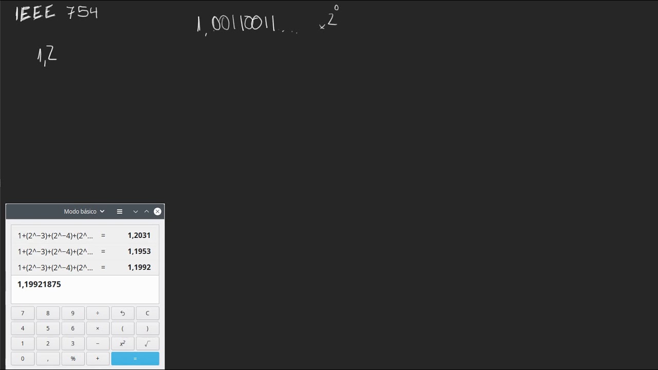 Pasaje de decimal a IEEE 754 (ejemplo 2)