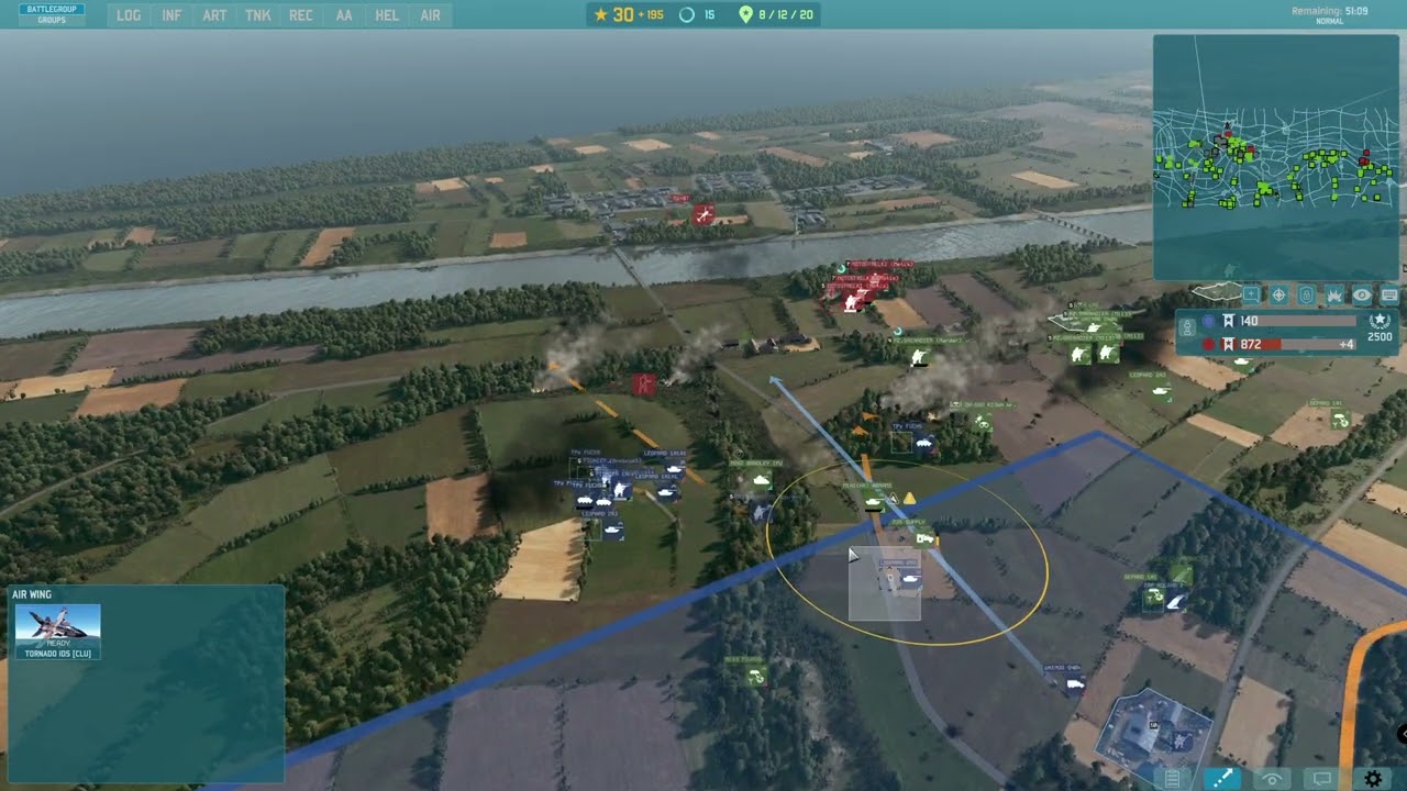 WARNO 10v10 on Battle for Loop with 5. Panzerdivision