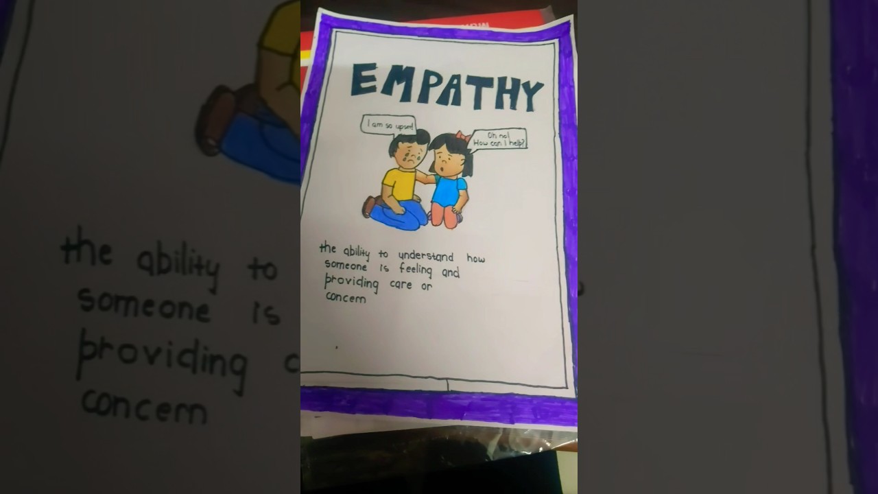 Empathy poster #moral #empathy #cute #art #withlove #handmade #drawing #caring #makeviral #spread