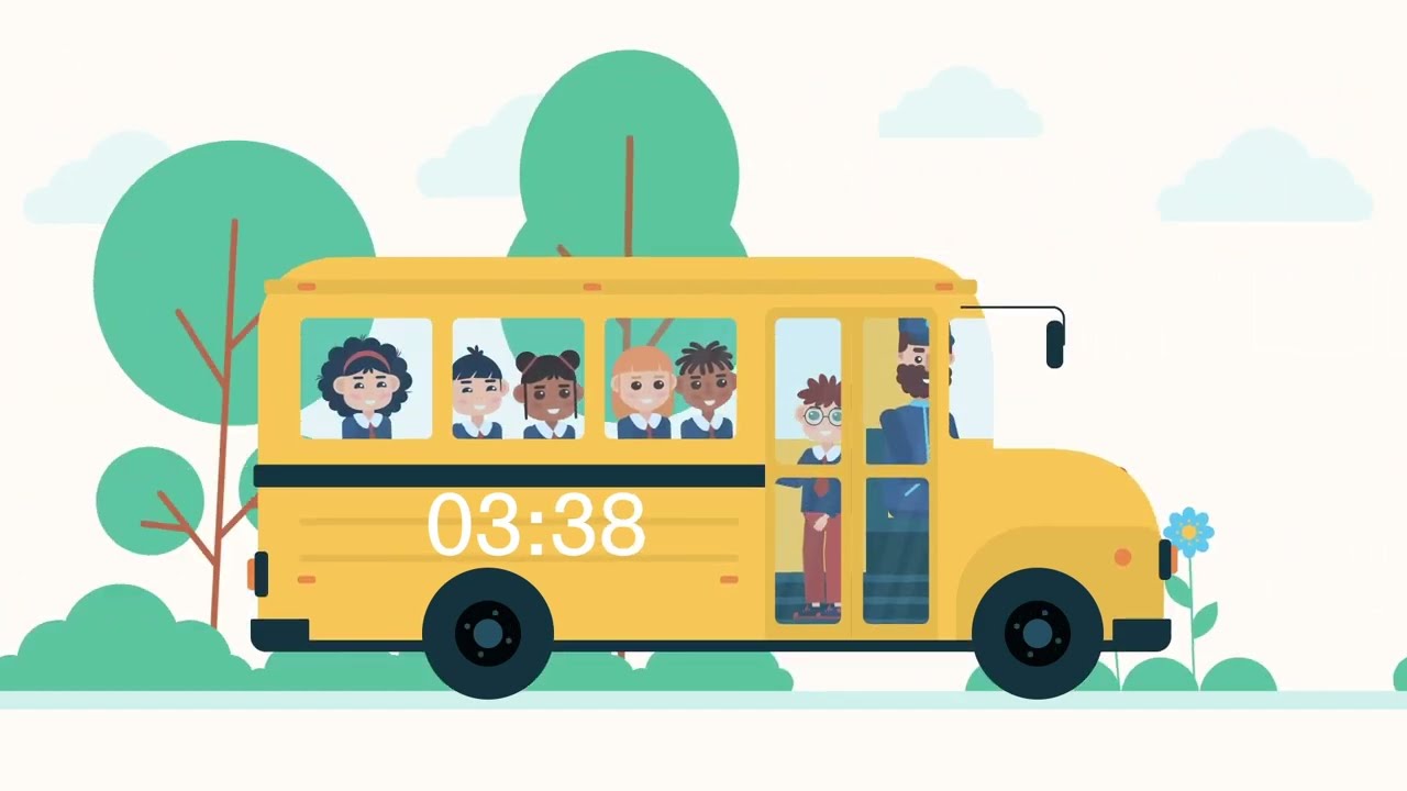 5-Minute School Bus Countdown Timer 🚌🕒 | Get Ready for an Exciting Ride!