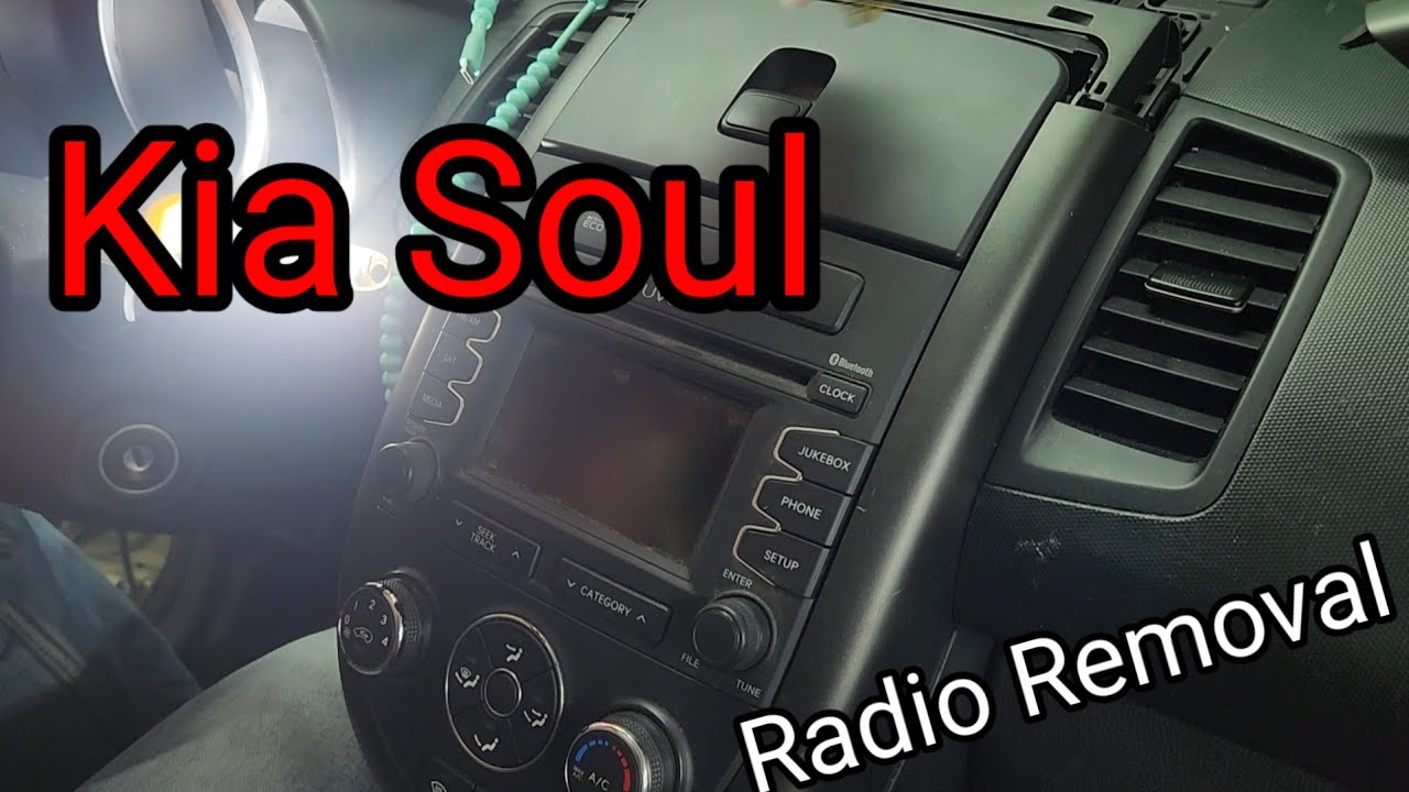 Kia Soul 2010-2013 Radio Removal