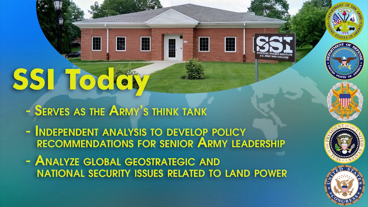 Introduction to the Strategic Studies Institute & the USAWC Press