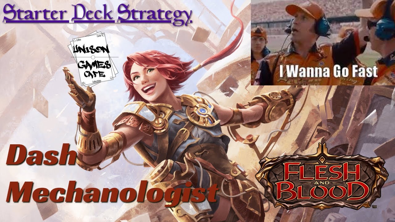 Learn to play Mechanologist! Flesh and Blood Starter Deck Strategy. Boost as fast as you can! FABTCG