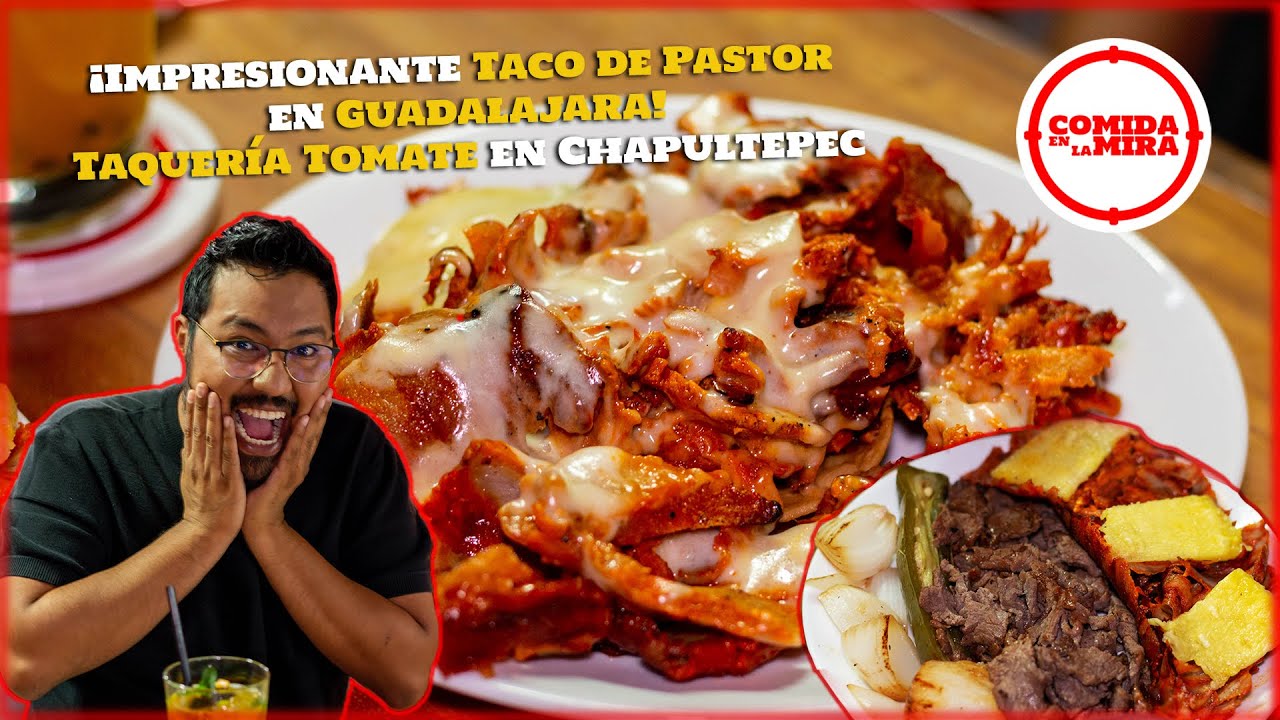 ¡Impresionante Taco de Pastor en Guadalajara! Taquería Tomate en Chapultepec 🌶️✨