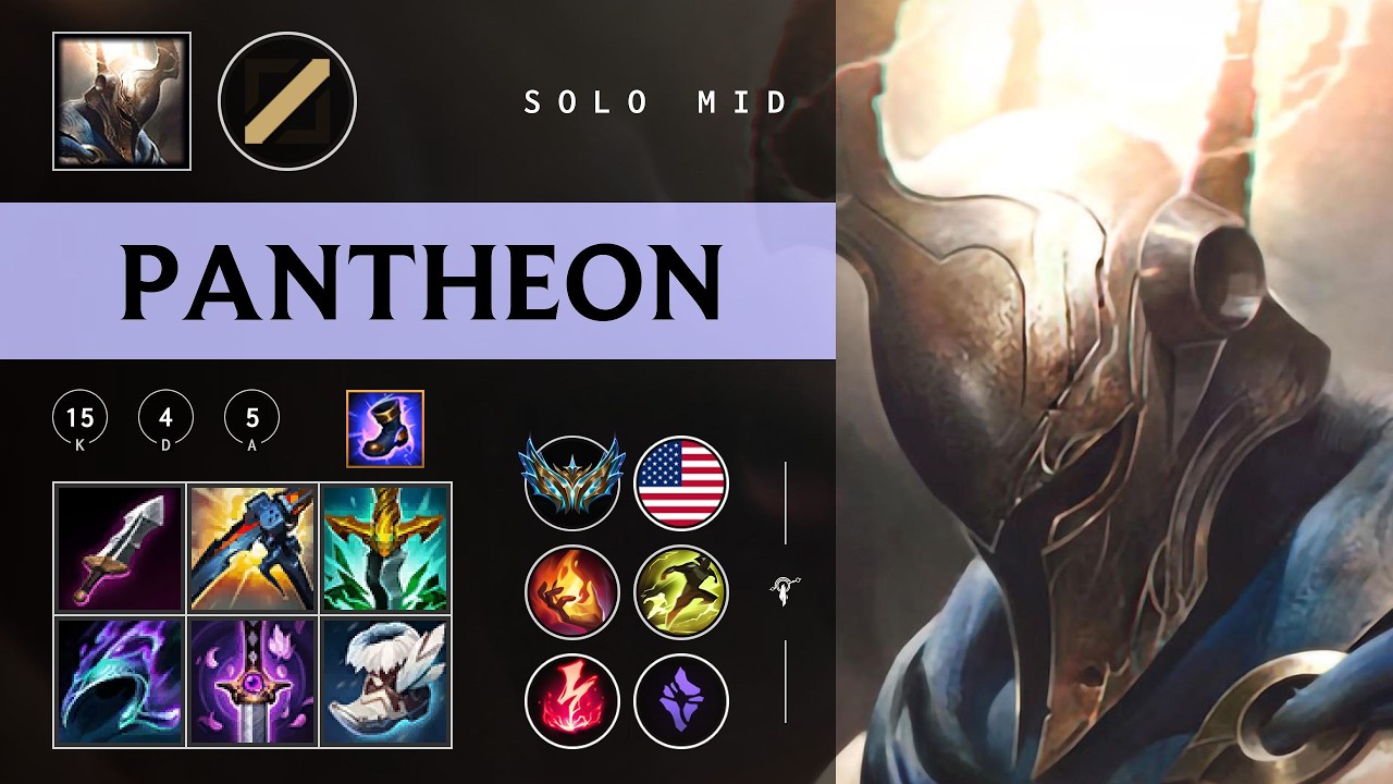Pantheon Mid vs Ryze - NA Challenger Patch 26.06