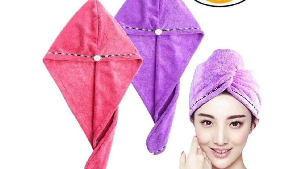 مشروع مربح 🤑💲بوني للحمام بطريقة سهلة ( منشفة للرأس) ❤