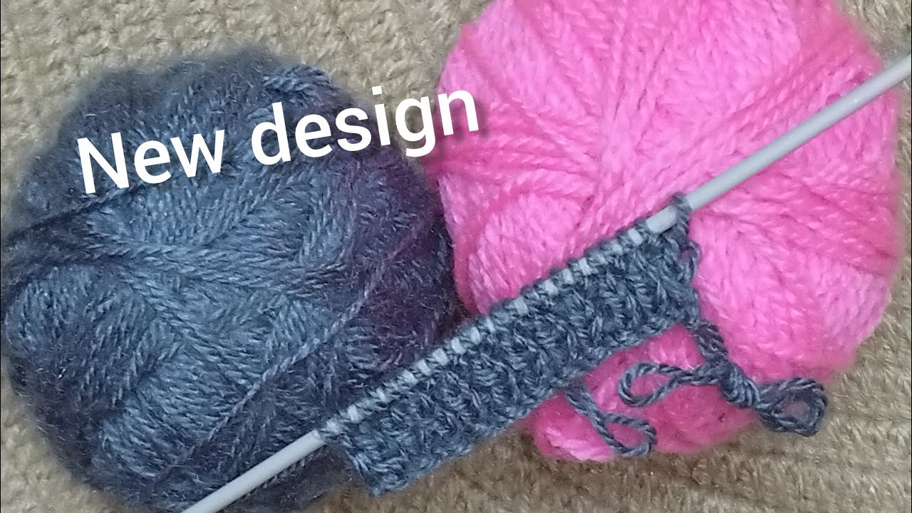 दो रंगों का शानदार स्वेटर डिजाइन/simple but beautiful knitting pattern for sweater, cardigan