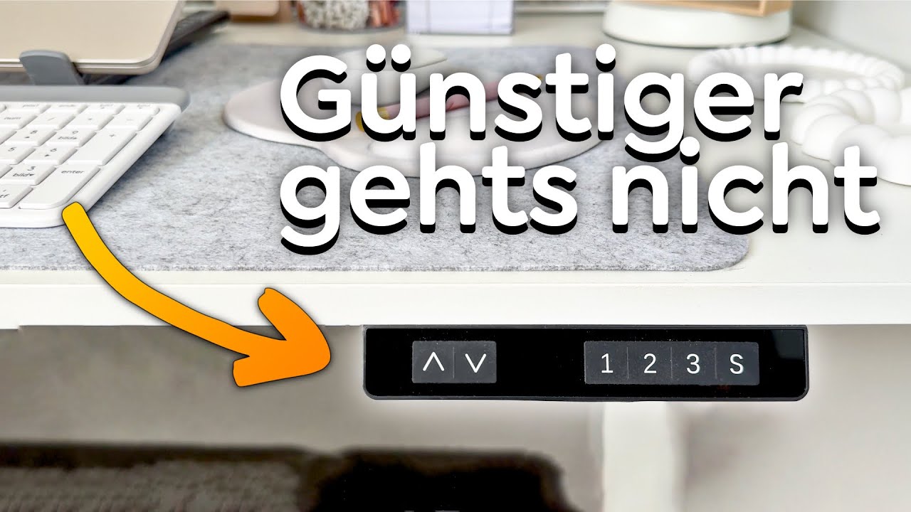 Der g&uuml;nstigste H&ouml;henverstellbare Schreibtisch | HOMAVO Schreibtisch Review