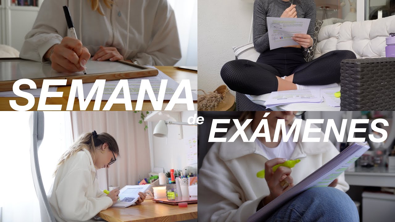 SEMANA de EXÁMENES de la uni