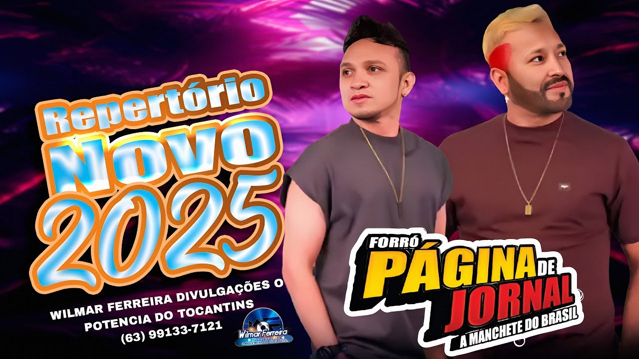 FORRÓ PÁGINA DE JORNAL - REPERTÓRIO NOVO AGOSTO (2025)