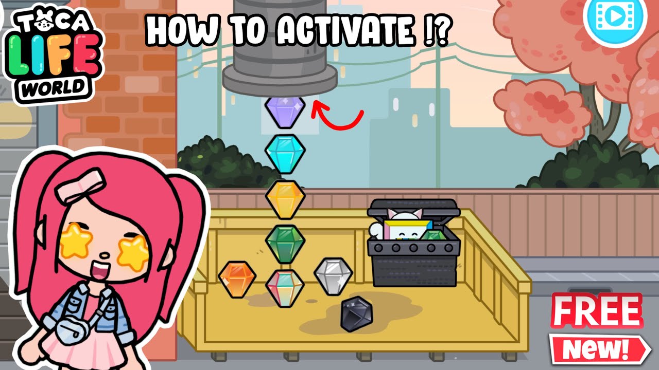 😱Just Revealed The Secret !! How To Activate This Diamond Vending Machine For Free in Tocalife 🌎