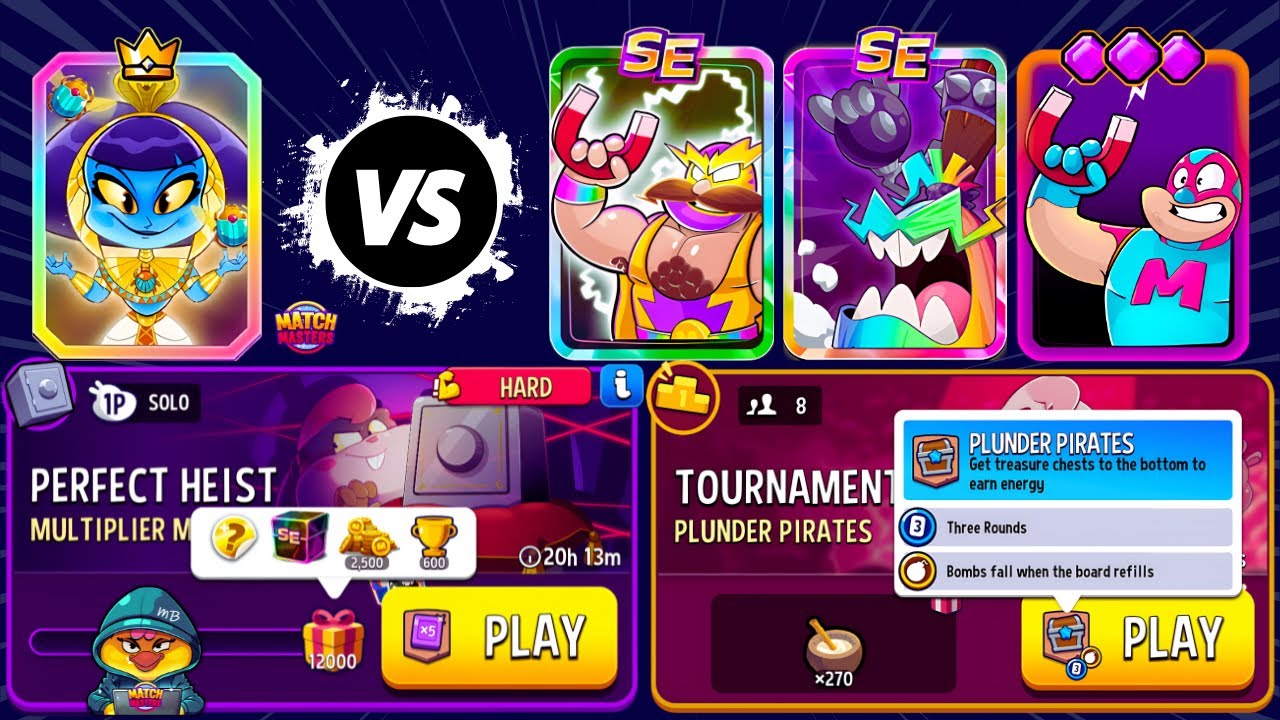 HARD Solo Multiplier Madness Perfect Heist 12000p/ PLUNDER PIRATES 8 players TOURNAMENT