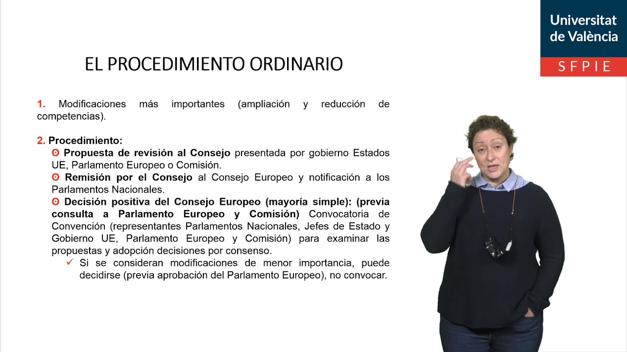 Los procedimientos de revisión de los Tratados