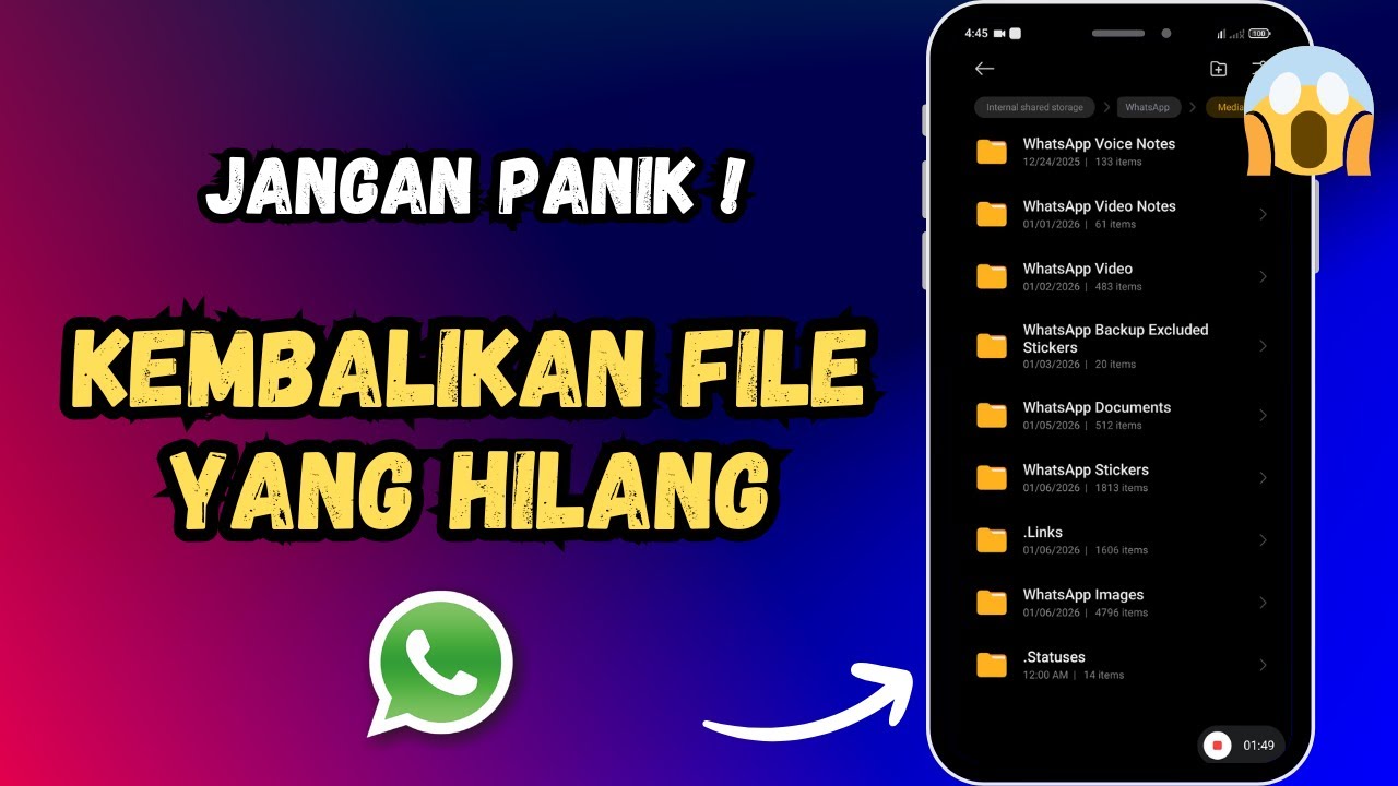 Cara Menemukan File Dokumen yang Diterima di Whatsapp