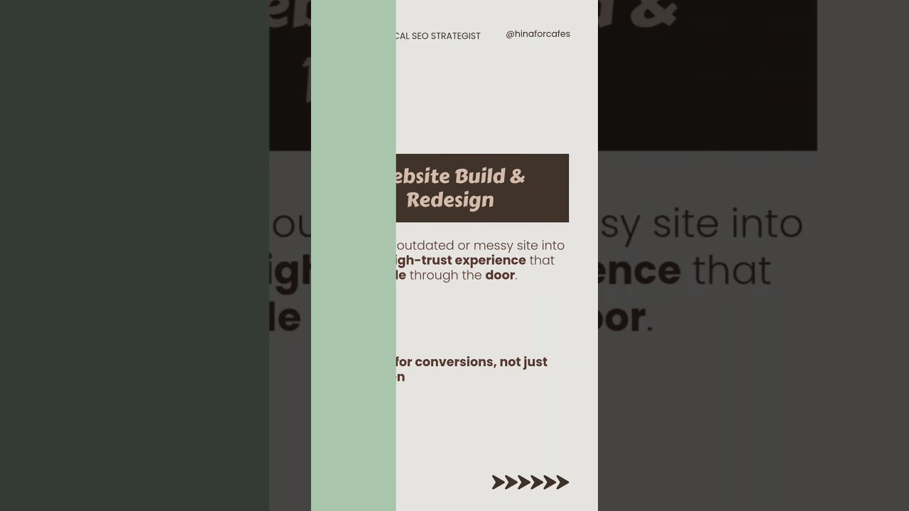 Your café's website should work harder than your barista.